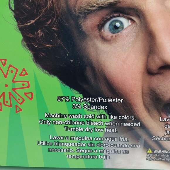 Elf Movie Sock Advent Gift Box Buddy Son of a Nut Cracker Adult 6-12 Novelty NEW - Picture 10 of 10